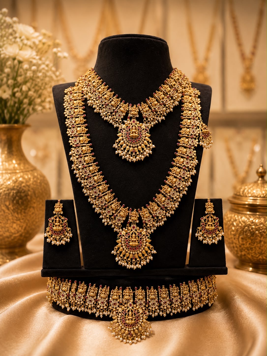 Antique Beats Stone Model Bridal Set