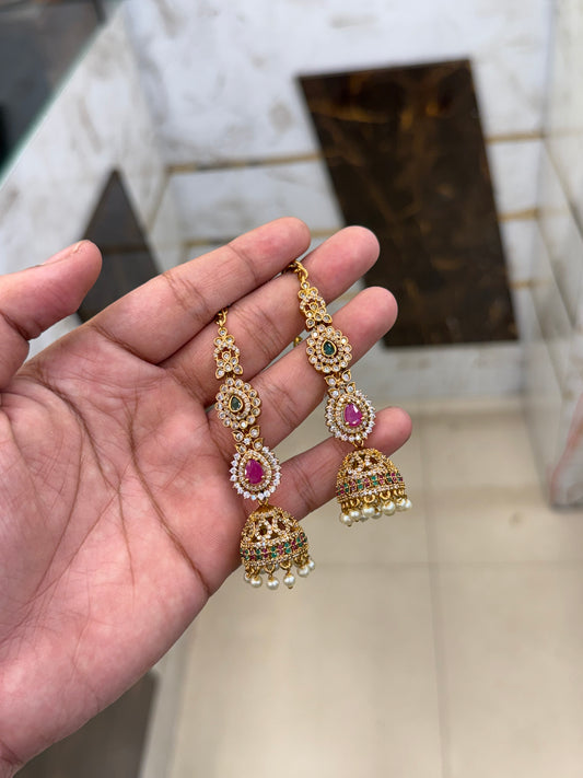 Ruby Kemp Traditional Jhumki Set