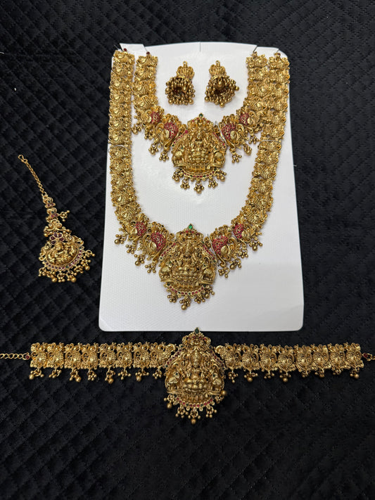 Antique Gold Beats Bridal Set