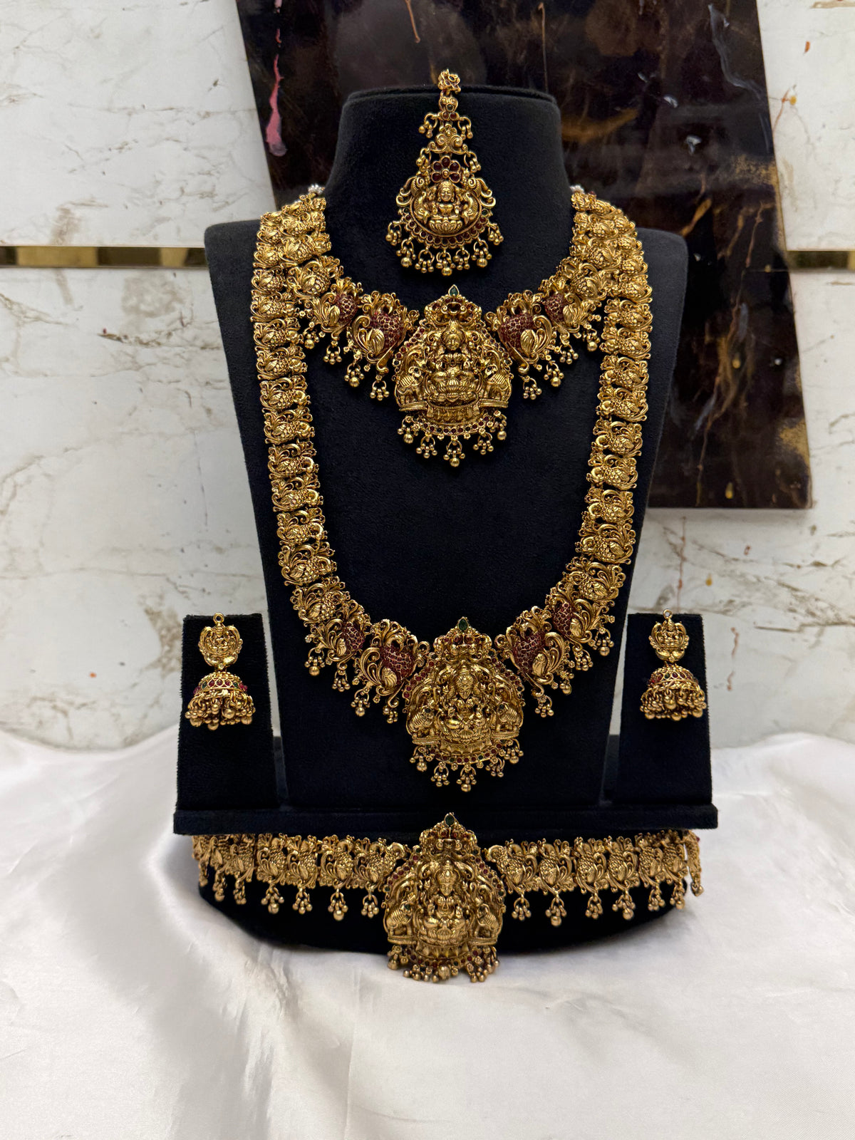 Antique Gold Beats Bridal Set