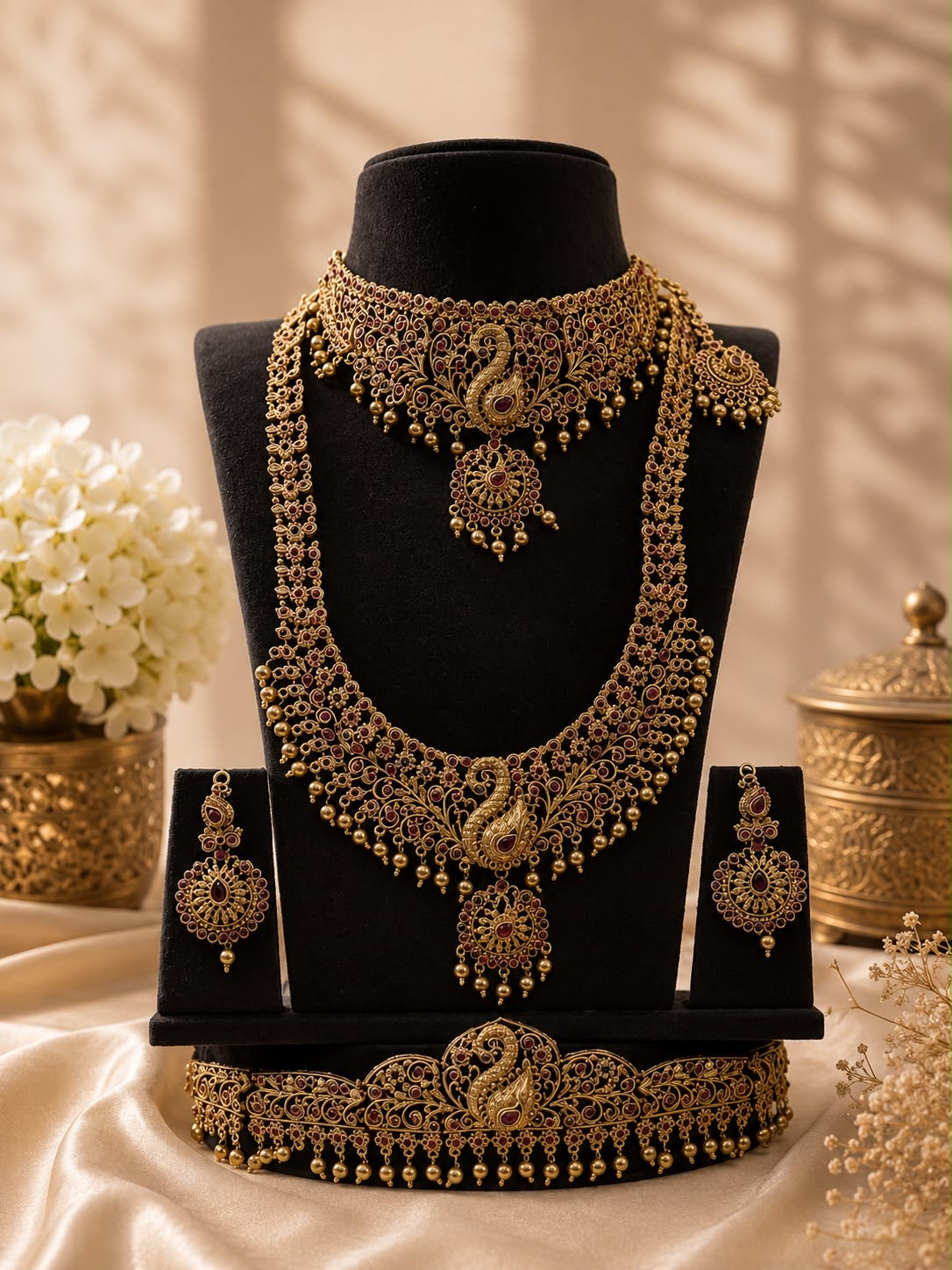 Antique Peacock Choker Designs