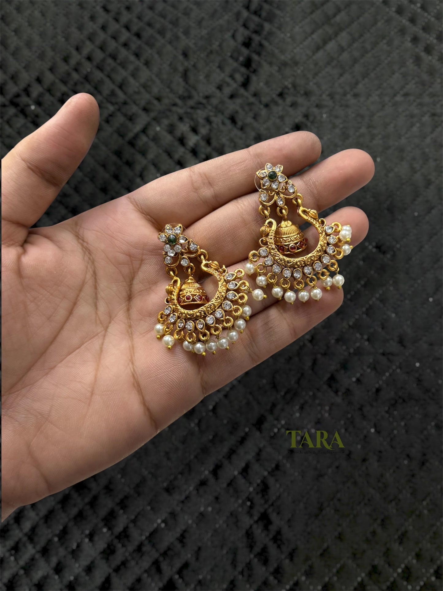 Stone Three Step Bridal Set