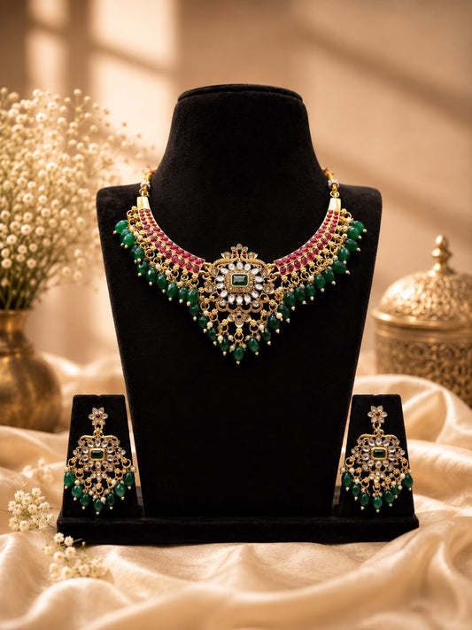 Green Beats Necklace