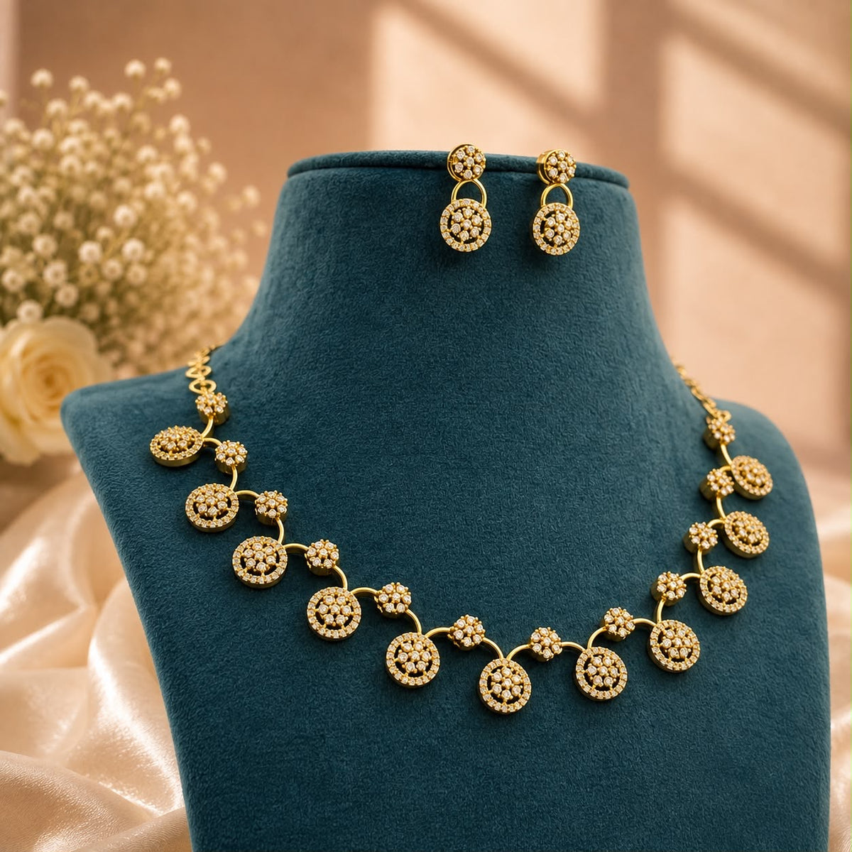 AD Stone Elegance Necklace