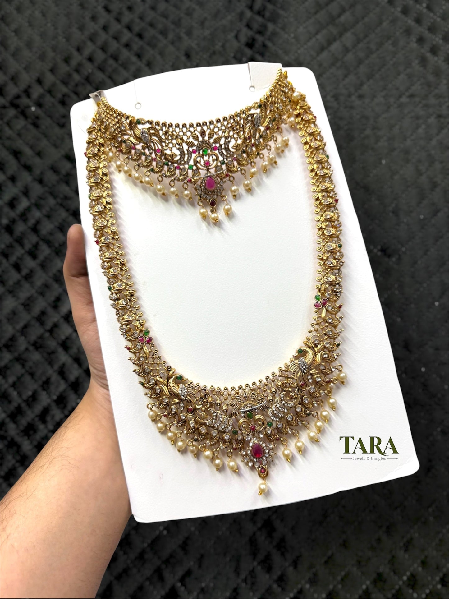 Antique Stone Choker Bridal Set