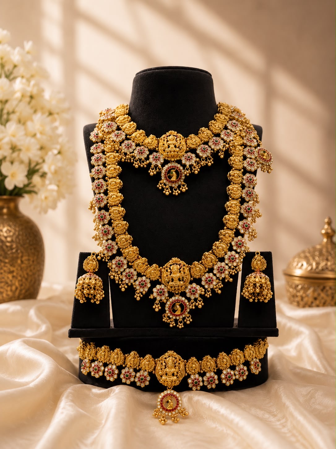 Antique Stone Heavy Bridal Set