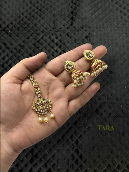 Antique Stone Choker Bridal Set