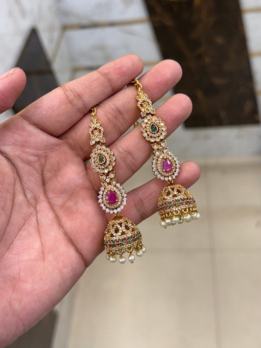 Ruby Kemp Traditional Jhumki Set