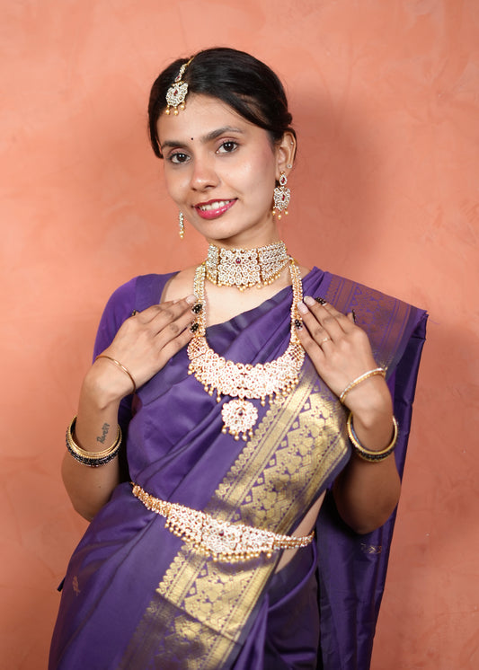 Antique Stone Choker Bridal Set