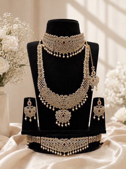 Antique Stone Choker Bridal Set