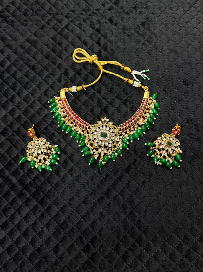 Green Beats Necklace