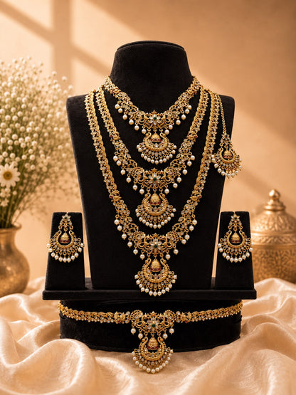 Trending Stone Bridal Set