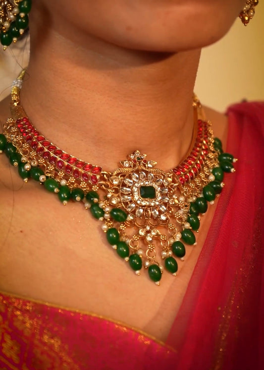 Green Beats Necklace