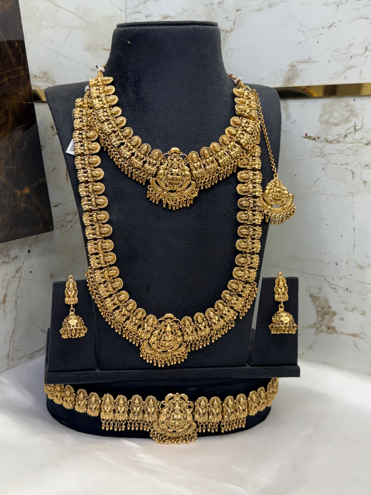 Antique Lakshmi Designs Bridal Set