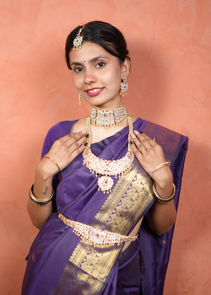 Antique Stone Choker Bridal Set