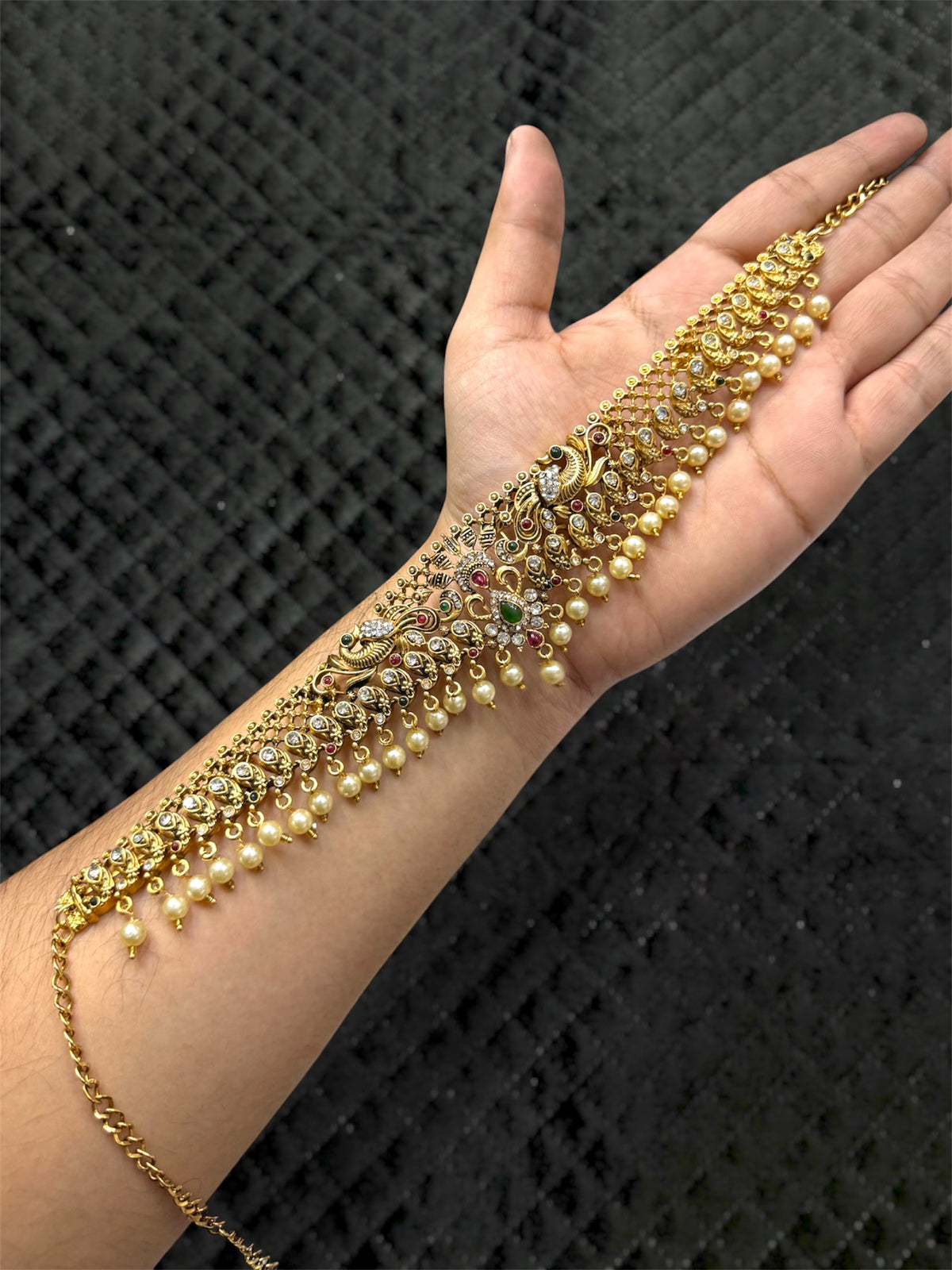 Antique Stone Choker Bridal Set