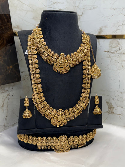 Antique Lakshmi Designs Bridal Set