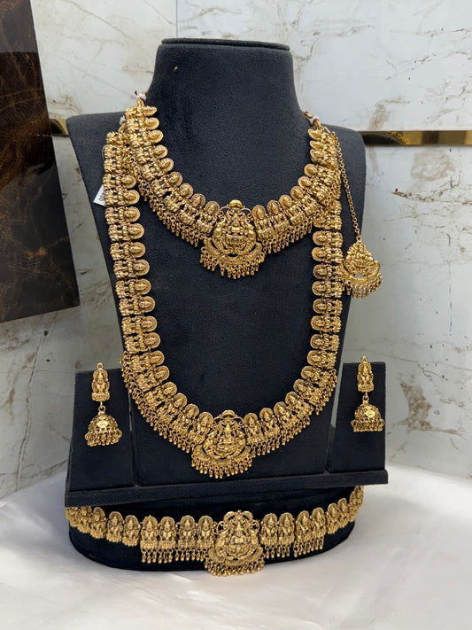 Antique Lakshmi Designs Bridal Set