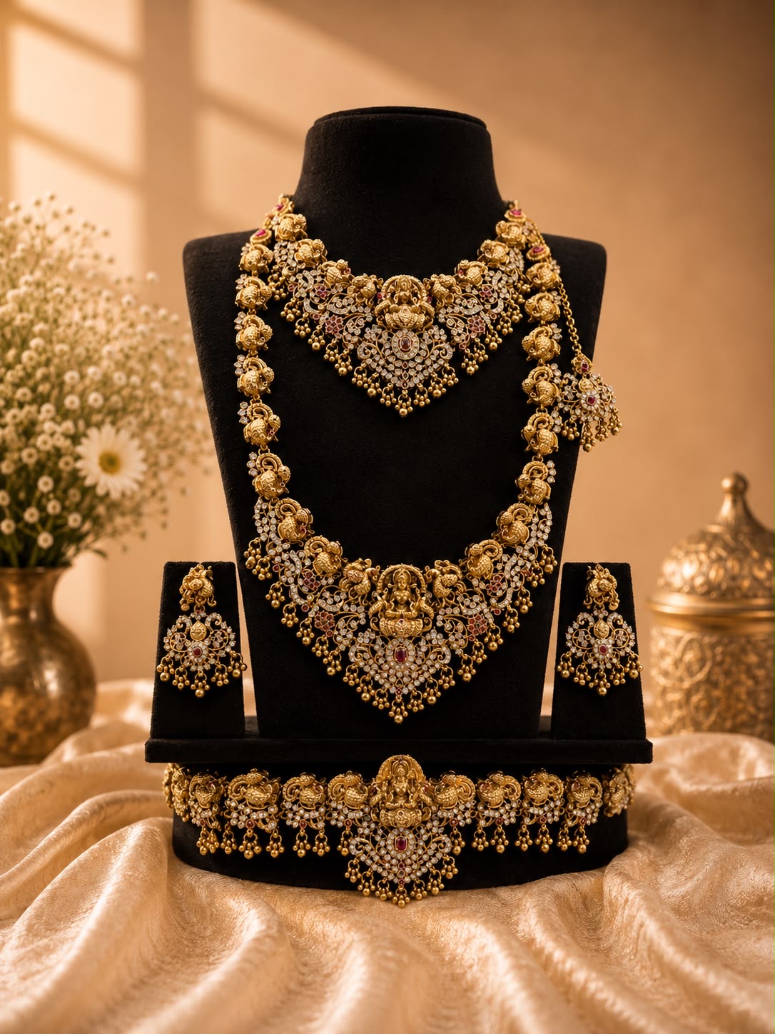 Antique Nice Stone Bridal Set