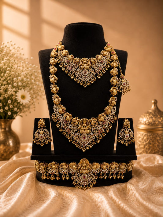 Antique Nice Stone Bridal Set