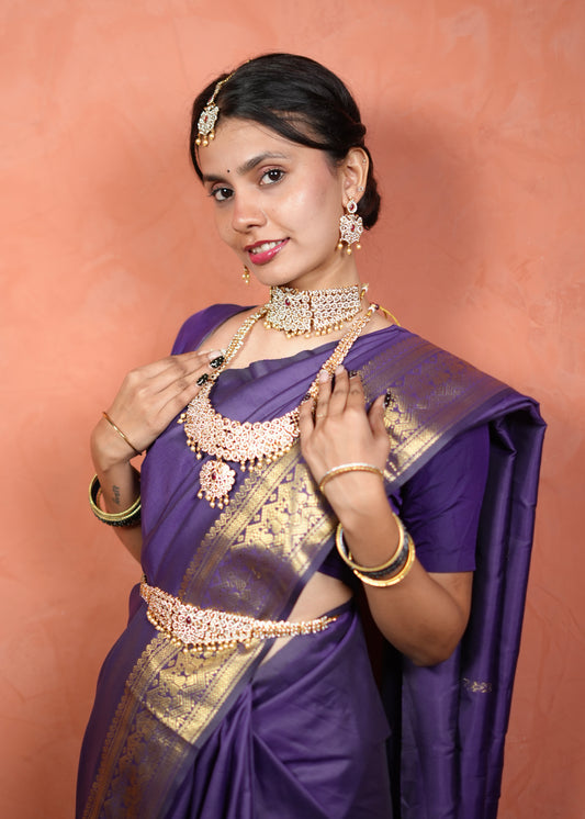 Antique Stone Choker Bridal Set
